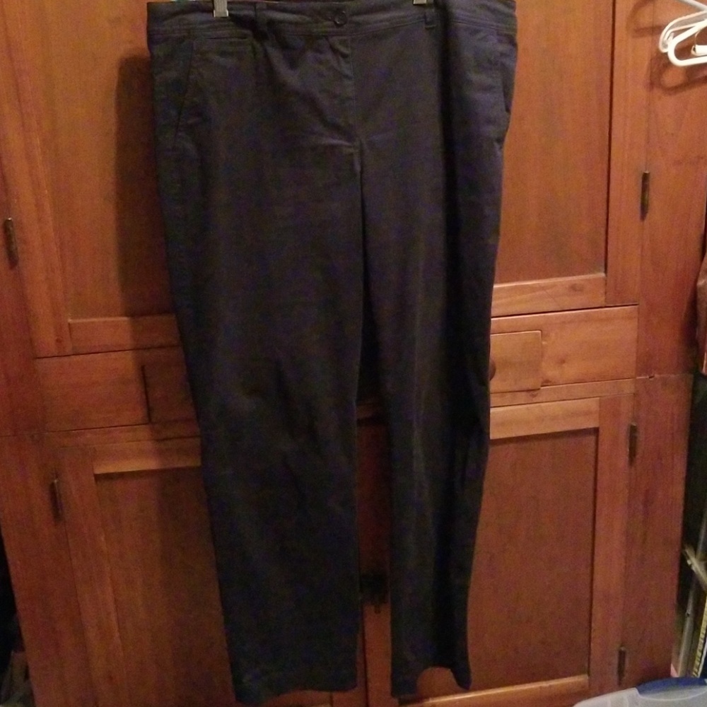 Talbots Dark Navy Long Pants Size 14